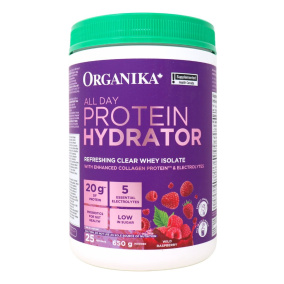 Organika All Day Whey Protein Hydrator Wild Raspberry, 650 g