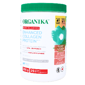 Organika Enhanced Collagen Protein Powder With Essential Aminos, 250g - Collagen Powder Organika Canada