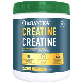Organika Pure Micronized Creatine Monohydrate, 500g - Organika Canada Health Products, Organika Supplements