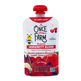 Once Upon a Farm Organic Immunity Blend Apple, Cherry & Elderberry Front