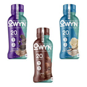 OWYN Plant-Based Protein Shake RTD Variety Pack 3-Pack, 355mL each
