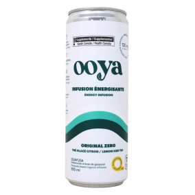 Ooya Energy Infusion Original Lemon Iced Tea Zero Front