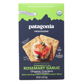 Patagonia Provisions Organic Crackers Rosemary Garlic front