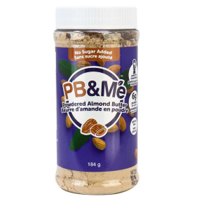 PB&Me Unsweetened Powdered Almond Butter, 184g