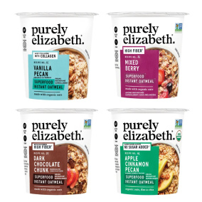 Purely Elizabeth Organic Instant Superfood Oatmeal Variety Pack Canada Front