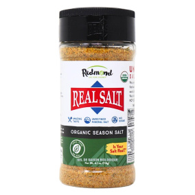 Front of Redmond Real Salt Organic Season Salt