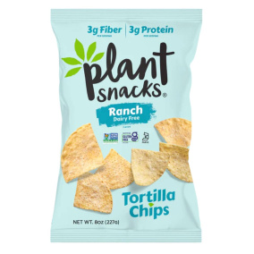 Plant Snacks Tortilla Chips Dairy-Free Ranch, 227g