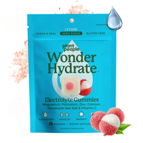 Plant People Zero Sugar Vegan Electrolyte Gummies WonderHydrate Canada Front