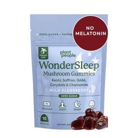 Plant People Zero Sugar Vegan Mushroom Gummies WonderSleep Canada Front