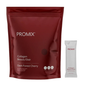 PROMIX Collagen Beauty Elixir Dark Forest Cherry, 30 Packets Front