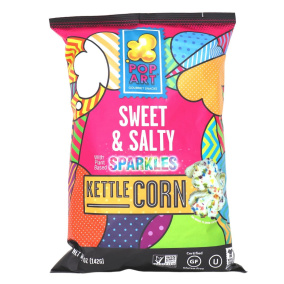Pop Art Gourmet Kettle Corn Sweet & Salty Sparkles, 142g