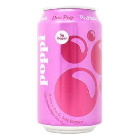 Front of Poppi Prebiotic Soda Doc Pop - Gut Health Drink - Healthy Alternative To Soft Drinks - Prebiotic Soda Canada