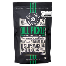 Pop Daddy Pretzel Sticks Dill Pickle Canada Front