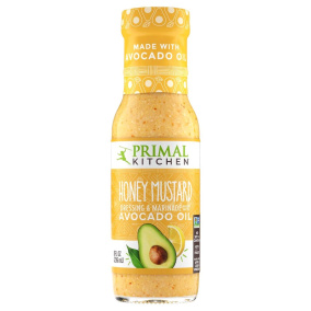 Front of Primal Kitchen Honey Mustard Vinaigrette With Avocado Oil