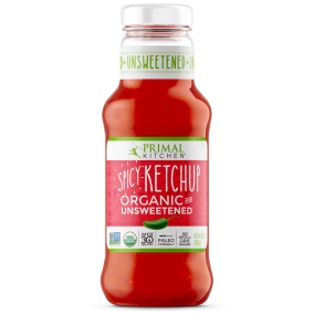 Primal Kitchen Spicy Organic Unsweetened Ketchup, 320g