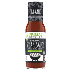 Front of Primal Kitchen Steak Sauce, Organic & Sugar-Free