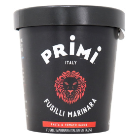 Primi Italy Instant Pasta Cup Fusilli Marinara Canada Front
