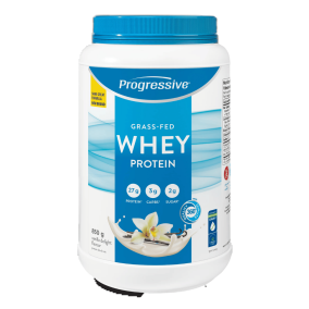 Front of Progressive Grass Fed Whey Protein Vanilla Delight, 850g