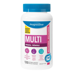 Front of Progressive Prenatal Multivitamin - Prenatal Vitamins - Prenatal Supplement - Pregnancy Supplement