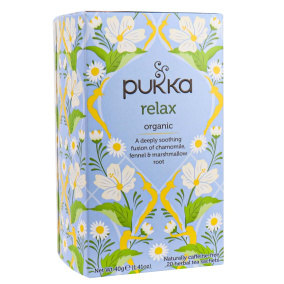 Pukka Relax Organic Caffeine-Free Herbal Tea, 20 Sachets