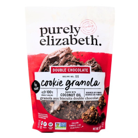 Front of Purely Elizabeth Cookie Granola Gluten-Free Granola Double Chocolate