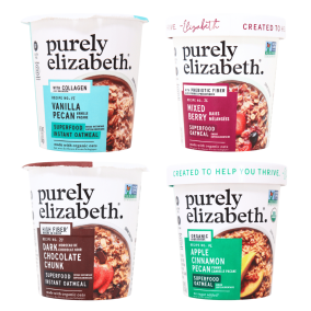 Purely Elizabeth Organic Instant Superfood Oatmeal Variety Pack Canada Front
