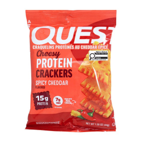 Quest Protein Crackers Spicy Cheddar Front