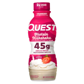 Quest Protein Milkshake Strawberry front