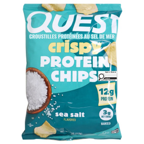 Quest Crispy Protein Chips Sea Salt Front