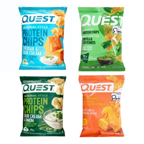 Quest Protein Tortilla Chips Variety 4-Pack Front