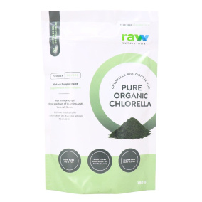 Raw Nutritional Pure Organic Chlorella Powder, 180g