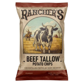 Rancher’s Beef Tallow Potato Chips Classic Front