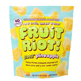 Fruit Riot Real Fruit Candy Sour Pineapple, 227g