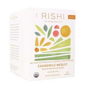 Rishi Tea & Botanicals Organic Botanical Blend Chamomile Medley, 15 Sachets