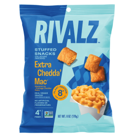 RIVALZ Stuffed Snacks Extra Chedda’ Mac front