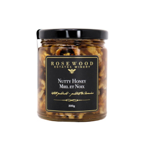 Front of Rosewood Nutty Honey - Honey With Walnuts - Walnut Honey