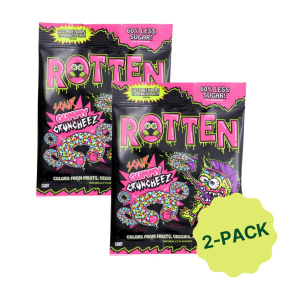 Rotten Gut-Friendly Candy With Prebiotic Fibre Gummy Cruncheez Sour Canada Front