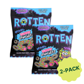 Rotten Gut-Friendly Candy With Prebiotic Fibre Gummy Cruncheez Original Canada Pack