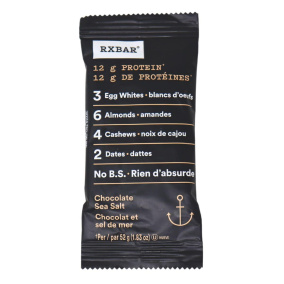 Front of Rx Bar Chocolate Sea Salt