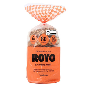 Royo Keto-Friendly Cinnamon Raisin Bagels Front