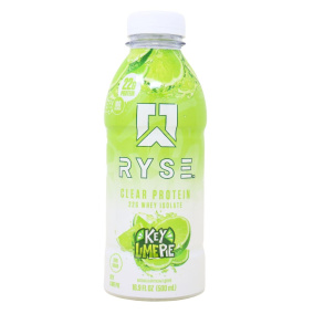 Front of RYSE Protein - Ryse Supplement - Clear Protein - Clear Protein Drink - Key Lime Pie Protein