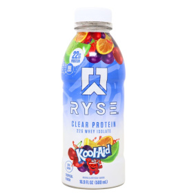 Front of RYSE Protein - Clear Protein - Clear Protein Drink - Kool Aid Protein