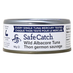 Front of Safe Catch Wild Albacore Tuna, 142g