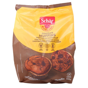 Schär Gluten-Free Muffins Chocolate, 5 Muffins