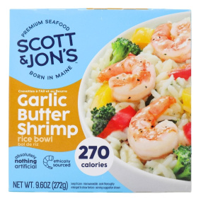 Scott & Jon’s Garlic Butter Shrimp Rice Bowl Canada Front