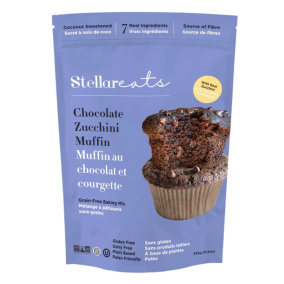 Stellar Eats Grain-Free Chocolate Zucchini Muffins Baking Mix Front