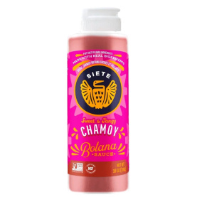 Front of Siete Botana Sauce Chamoy