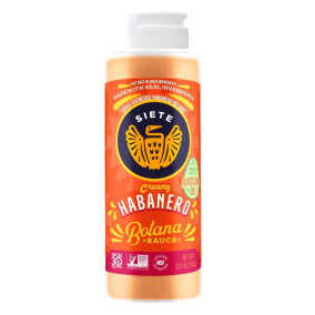 Front of Siete Botana Sauce Habanero
