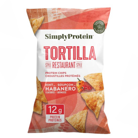 Simply Protein Chips - High Protein Chips - Protein Tortilla Chips - Vegan Protein Chips - Gluten Free Protein Chips - Habanero Chips