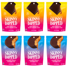 Skinny Dipped Low Sugar Chocolate Candy Canada Front